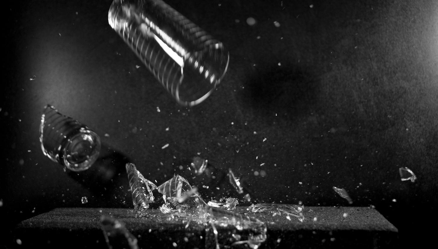 A secound image of glass breaking